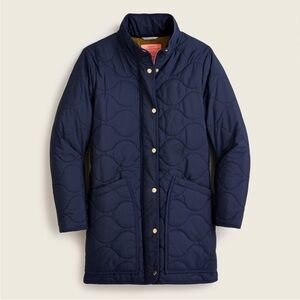JCrew signature cocoon puffer in navy